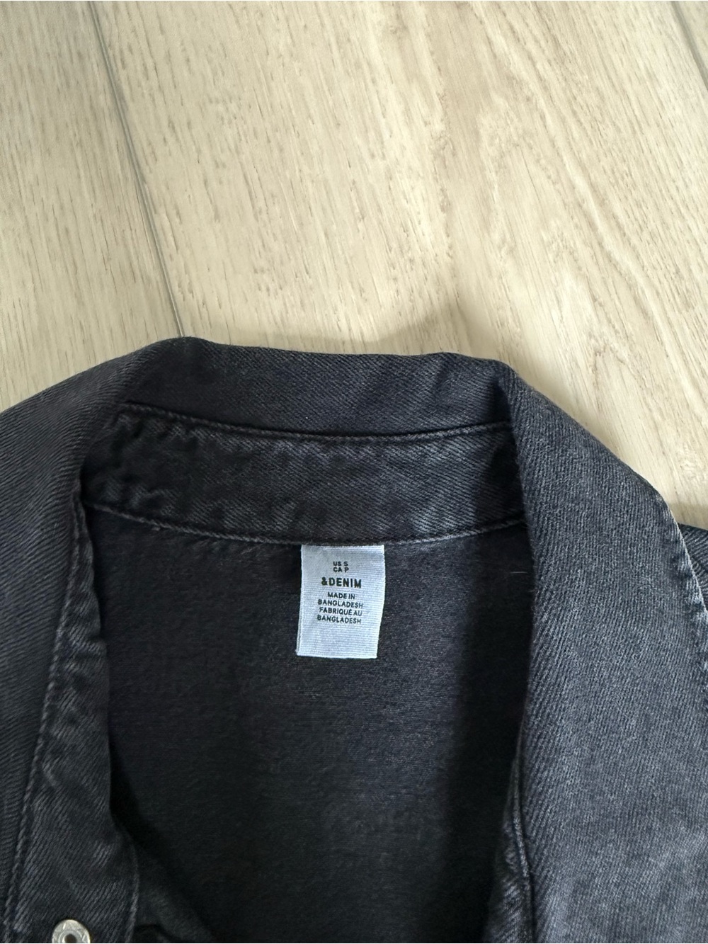 H&M Black Oversized Jean Jacket - Picture 3 of 3